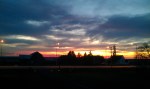 Sunset, view from my mom's house